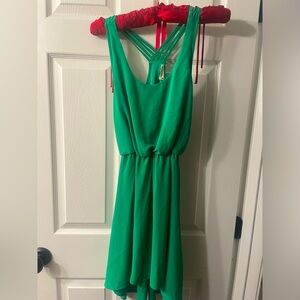 Lush Green Midi Dress Size S